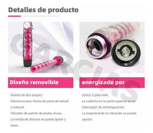 Lollipop Crystal Vibrador Gel